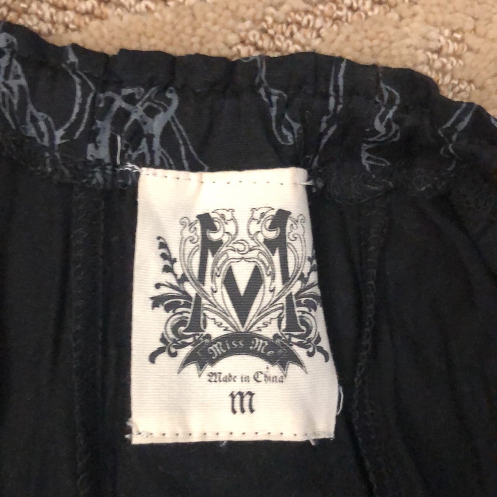 Miss me black embellished shirt dress. Size M - Picture 3 of 3